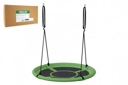 Teddies Houpací kruh zelený 100 cm látková výplň 