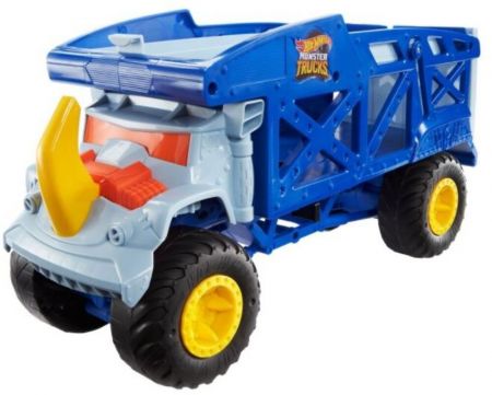 Mattel Hot Wheels Monster trucks nosorožčí přeprava trucků HFB13