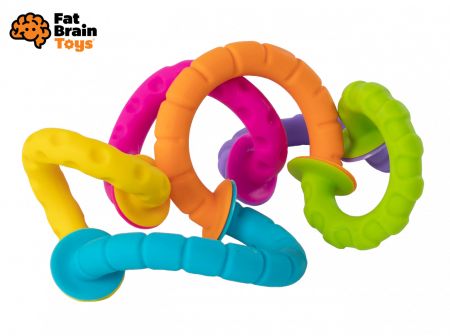Fat Brain Kroužky s přísavkami PipSquiz Ringlets 12m+