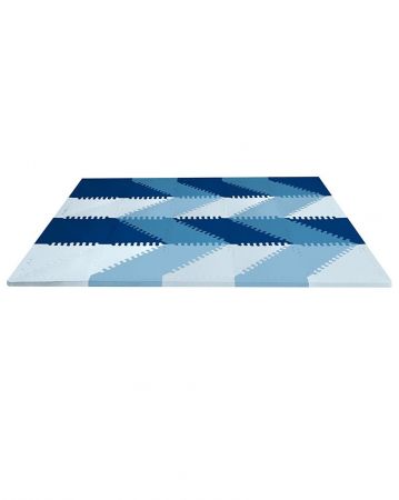 SKIP HOP Puzzle pěnové modré 72 ks, 10 m +